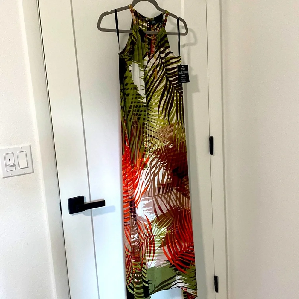 NWT Tropical Mlle Gabrielle Maxi Dress | Size S - Picture 1 of 6